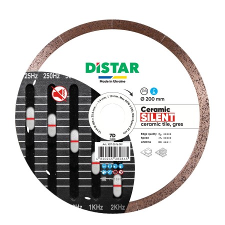 Diamentowa tarcza do cięcia gresu Distar 1A1R 200 Ceramic Silent