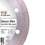 Diamentowa tarcza Distar 125 mm Decor Slim do cięcia ceramiki i gresu