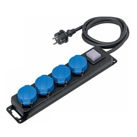 AS SCHWABE Przedłużacz budowlany listwowy 4 gniazda IP44 z włącznikiem H07RN-F 3G1,5 3500 W