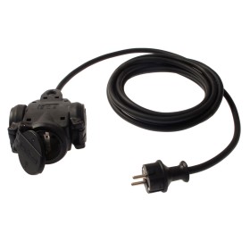 Przedłużacz 3-gniazdowy AS SCHWABE 10 m H07RN-F 3G2,5 IP44