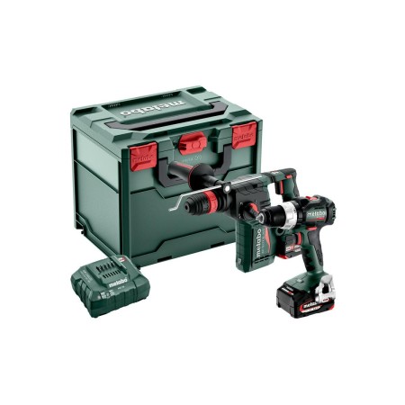 METABO.ZESTAW COMBO 18V 2.4.8 (BS 18 LT BL + KH 18 LTX BL 24 QUICK) 2x5,2Ah METABOX