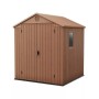 Keter Domek Narzędziowy/Ogrodowy Darwin 6X6 Brązowy 190 X182 X 221Cm