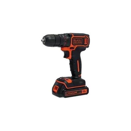 Black+Decker Wkrętarka 18V Bdcdc18Kb 2X1,5Ah