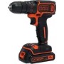 Black+Decker Wkrętarka 18V Bdcdc18Kb 2X1,5Ah