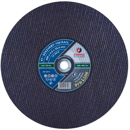 Andre Tarcza Do Metalu 400 X 4,0Mm X 32Mm Rail 100 Pro Line 95A24Rbf Do Szyn Kolejowych