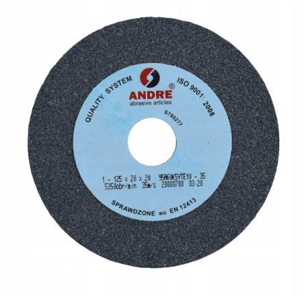 Andre Ściernica Płaska 125Mm X 20Mm X 20Mm 95A60K5Vte10-35 Szara "Typ 1"