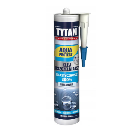 Tytan Klej Montażowy Bezbarwny Aqua Protect 280Ml Professional