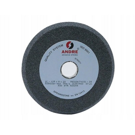 Andre Ściernica Profilowana 125Mm X 8Mm X 20Mm 98C60K7Vc01-35 Czarna "Typ 1C"