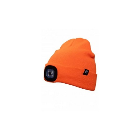 Hogert Czapka Zimowa Z Lampką Led Otto Pomarańczowa Uni