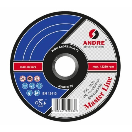Andre Tarcza Do Metalu 125 X 1,0Mm Metal/Inox Master Line 55A60Rbf