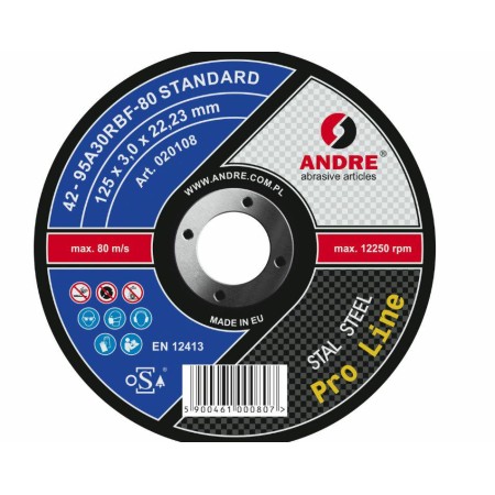 Andre Tarcza Do Metalu 125 X 3,0Mm Standard Pro Line 95A30Rbf