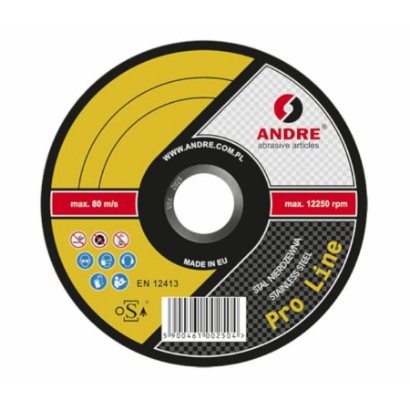 Andre Tarcza Do Metalu 125 X 1,0Mm Inox Pro Line 95A60Rbf