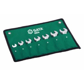 Sata Zestaw Kluczy Płasko-Oczkowych Krótkich Z Grzechotką 7Szy.