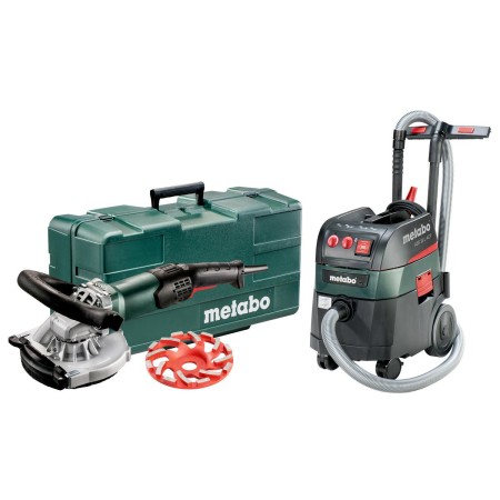Metabo Szlifierka Do Betonu Rsev 19-125 Rt Concrete + Asr 35 L Acp