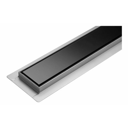 Fala Odpływ Liniowy Wet Dry Black Glass 80 Cm
