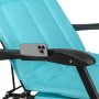 Leżak Składany (Jasnoniebieski) Do 200Kg / Isma