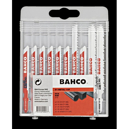 Bahco Brzeszczot Do Wyrzynarki Do Metalu 91-Metal-10P
