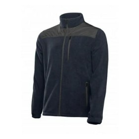 Hogert Bluza Polarowa Z Oxfordem Ezra Granatowa L (52)