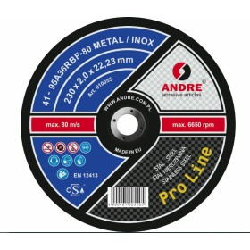 Andre Tarcza Do Metalu 230 X 2,0Mm Metal/Inox Pro Line 95A36Rbf