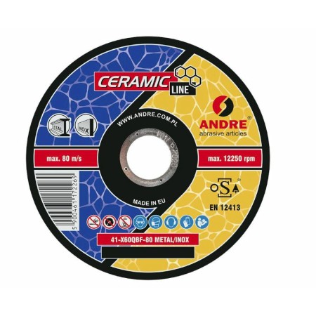 Andre Tarcza Do Metalu 125 X 1,0Mm Metal/Inox Ceramic Line X60Qbf