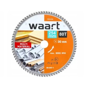 Waart Piła Tarczowa Widiowa 254 X 30 X 80Z Multimaterial.