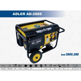ADLER GENERATOR PRĄDOTWÓRCZY 2,8KW / AD-288S