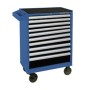King Tony Wózek Warsztatowy 10 Szuflad 308El. Niebieski /Tir