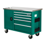 Sata Wózek Warsztatowy 5-Szuf.103El. +Boczna Szafka Z Aluminowym Blatem