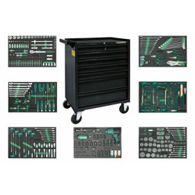 Jonnesway Wózek Warsztatowy C-7Dc2B + 295Szt. Narzędzi