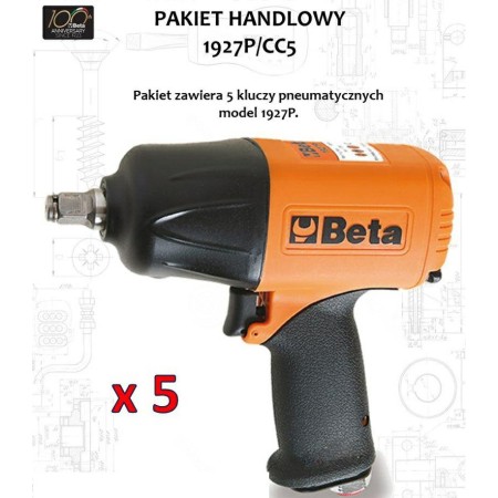 Beta Klucz Udarowy Pneumatyczny 1/2" 1750Nm 1927P/Cc5 Pakiet Dystybucyjny