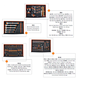 Beta Wózek Narzędziowy 7-Szuflad +215 Elementów Narzędzi