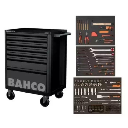 Bahco Wózek Narzędziowy 6 Szufladowy 216El. Czarny /1472K7Bkff15Sd