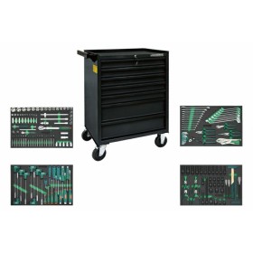 Jonnesway Wózek Warsztatowy C-7Dc2B + 188Szt. Narzędzi