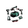 Metabo Zestaw Combo 18V 4.3.2 (Bs18Ltx Bl I +Ssw18Ltx400Bl +Wb18Lt Bl11-125Q +Bsa18Led4000) 2X10Ah Torba