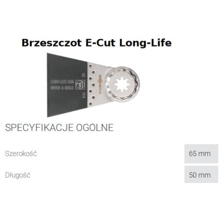Fein Mt Brzeszczot E-Cut Long-Life 50Szt.  (161)