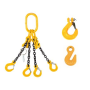 Zawiesie Łańcuchowe 4-Cięgn. 11,2T/3,5M  Haki Z Zabezpieczeniem +Skracanie