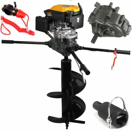 Świder Spalinowy 173Cc Z Wiertłem 400Mm