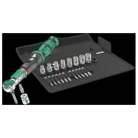 Wera Klucz Dynamometryczny 1/4" Z Zestaw  Nasadek I Końcówek 23Cz.