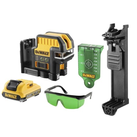 Dewalt Laser Liniowy 12V Dce0822D1G + 2-Punktowy 1X2,0Ah