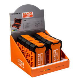 Bahco Zestaw Końcówek I Bitów 100El. /8 Kpl.ekspozytor