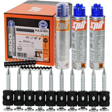 Paslode Gwoździe C6-40 + Gaz P800