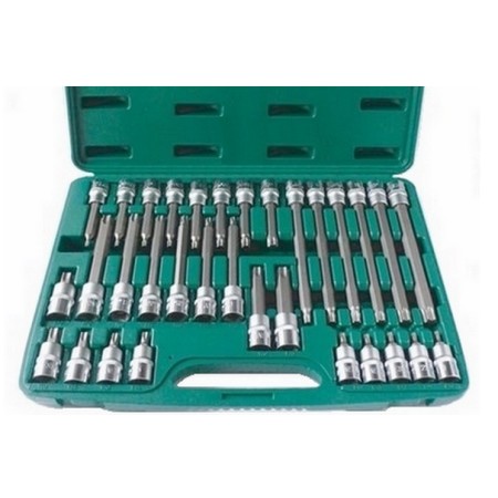 Jonnesway Zestaw Kluczy Wpustowych Torx 1/2