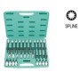 Jonnesway Klucze Trzpieniowe Spline 26 Elem. Z Nasadką 1/2"  S64H4126S