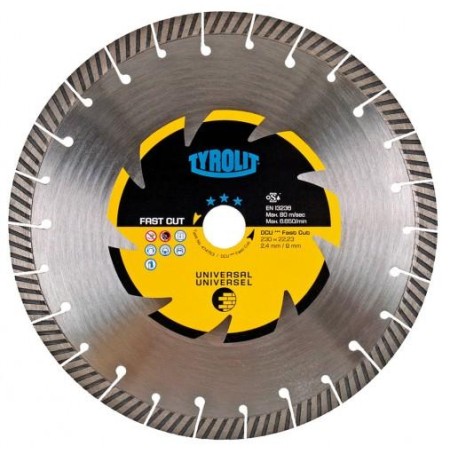 Tyrolit Tarcza Diamentowa Do Kamienia Dcu-Fc 4In1 230 X 22,2Mm C6R