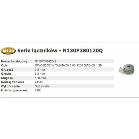 Bostitch Gwoździe W Taśmach