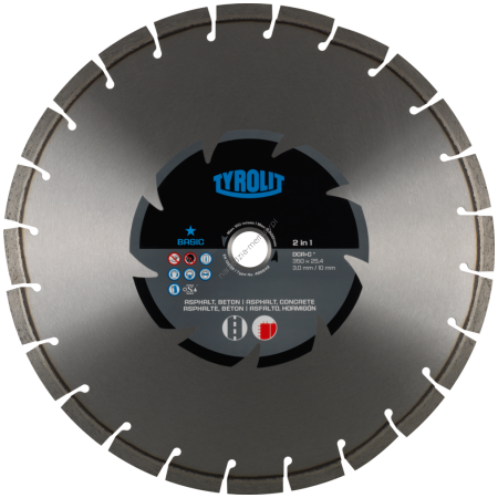 Tarcza D. Beton Dca+C   350 /Tyrolit 25,4Mm