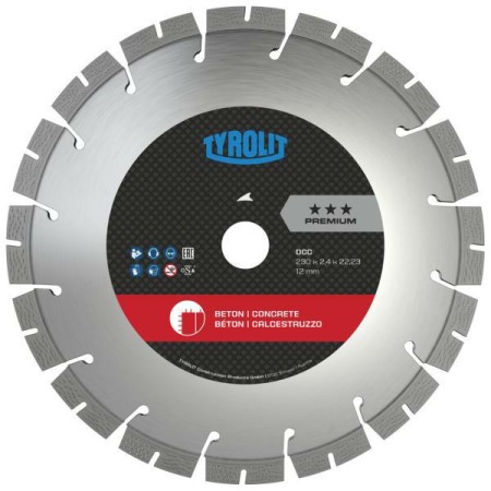Tyrolit Tarcza Diamentowa Do Betonu Dcc Premium 230 X 22,2Mm C73W