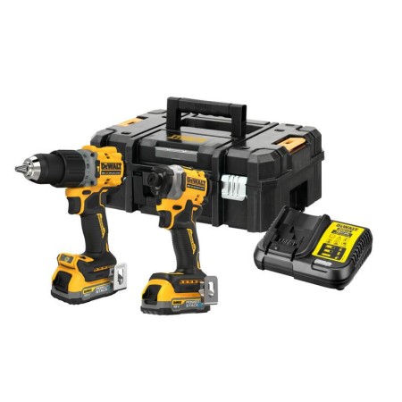 DEWALT ZESTAW COMBO 18V WKĘTARKA UDAROWA DCD805 + ZAKRĘTARKA DCF850 2x1,7Ah POWERSTACK DCK2050E2T
