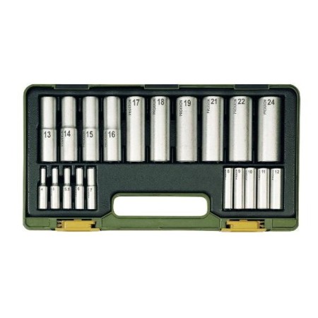 Proxxon Komplet Nasadek Długich 20Elem. 1/2" / 1/4"