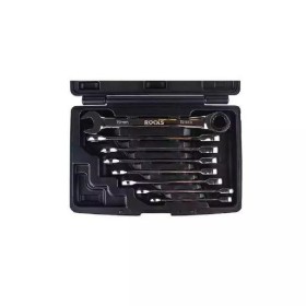 Rooks Klucz Płasko-Oczkowy Z Grzechotką /Kpl.  8Szt.   8-19Mm